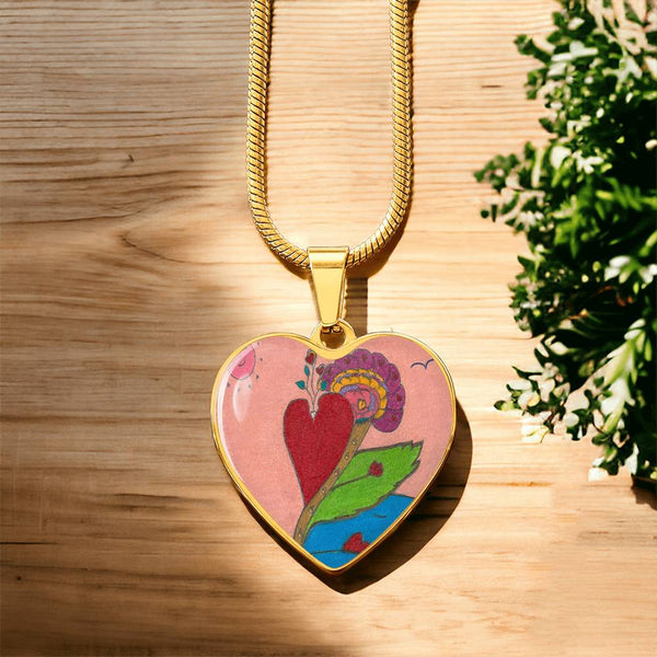 Upright in Heart (My Valentine's), Heart Luxury Necklace