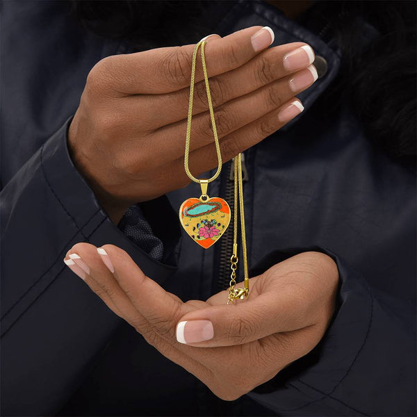 Sonic Bloom, Heart Luxury Necklace