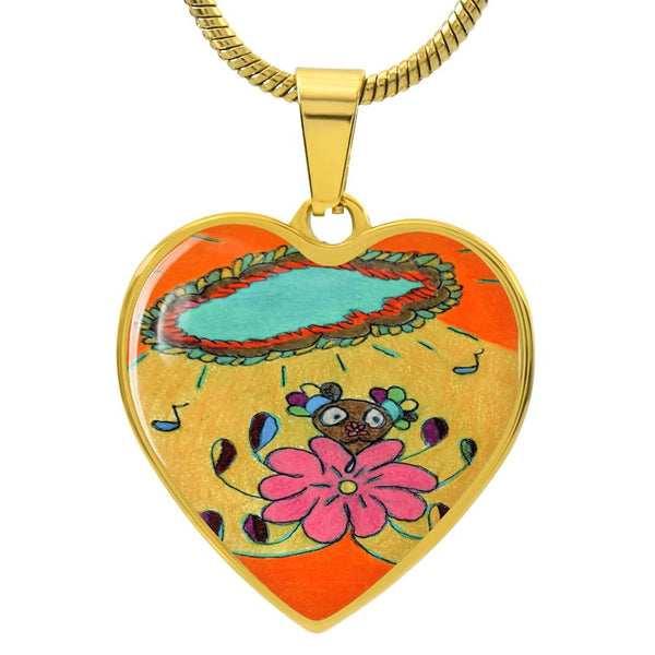 Sonic Bloom, Heart Luxury Necklace