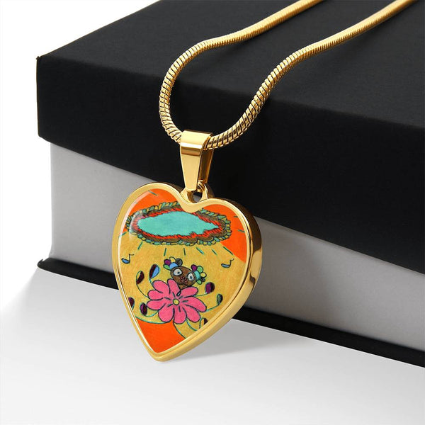 Sonic Bloom, Heart Luxury Necklace