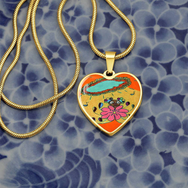 Sonic Bloom, Heart Luxury Necklace