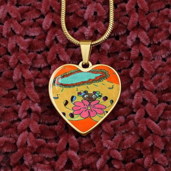 Sonic Bloom, Heart Luxury Necklace