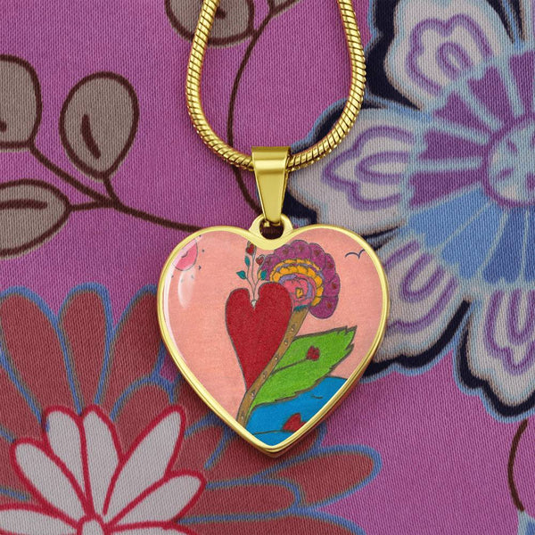 Upright in Heart (My Valentine's), Heart Luxury Necklace