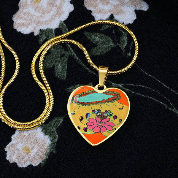 Sonic Bloom, Heart Luxury Necklace