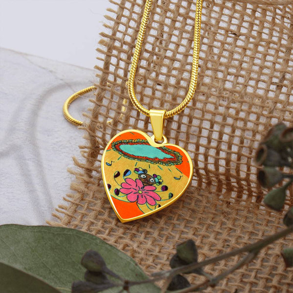 Sonic Bloom, Heart Luxury Necklace