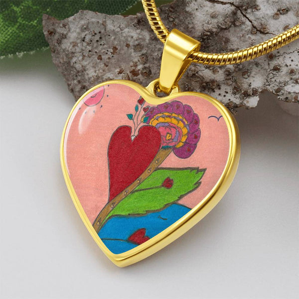 Upright in Heart (My Valentine's), Heart Luxury Necklace