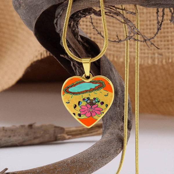 Sonic Bloom, Heart Luxury Necklace