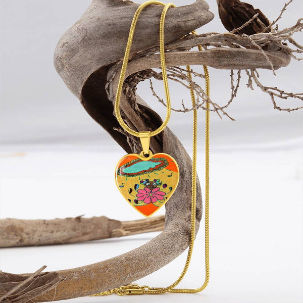 Sonic Bloom, Heart Luxury Necklace