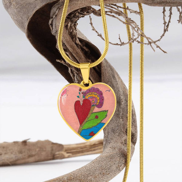 Upright in Heart (My Valentine's), Heart Luxury Necklace