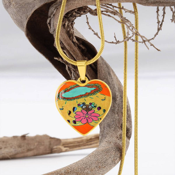 Sonic Bloom, Heart Luxury Necklace