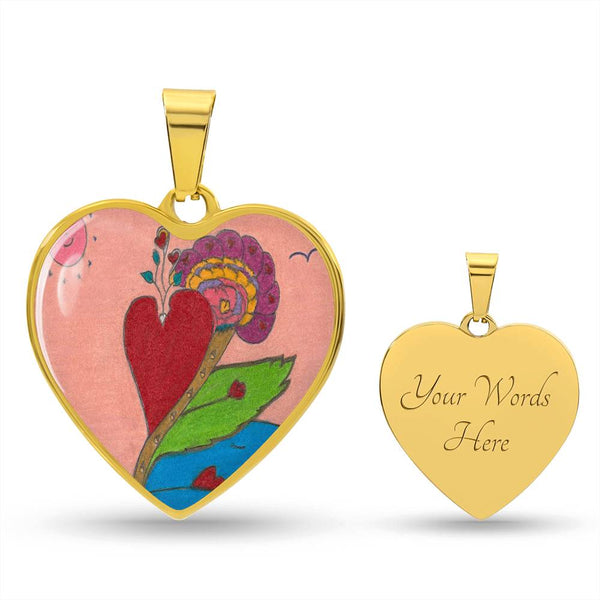 Upright in Heart (My Valentine's), Heart Luxury Necklace