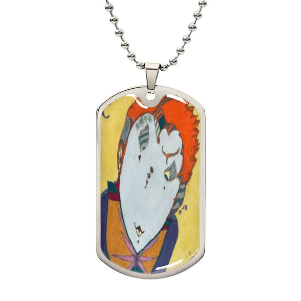 Red Head, Military Luxury Necklace