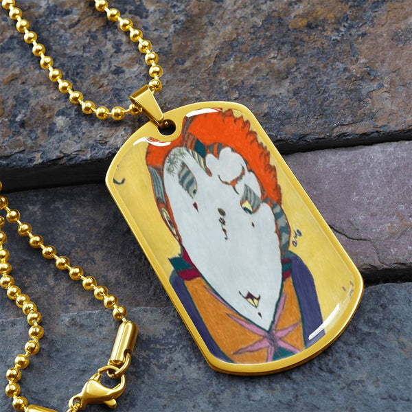 Red Head, Military Luxury Necklace