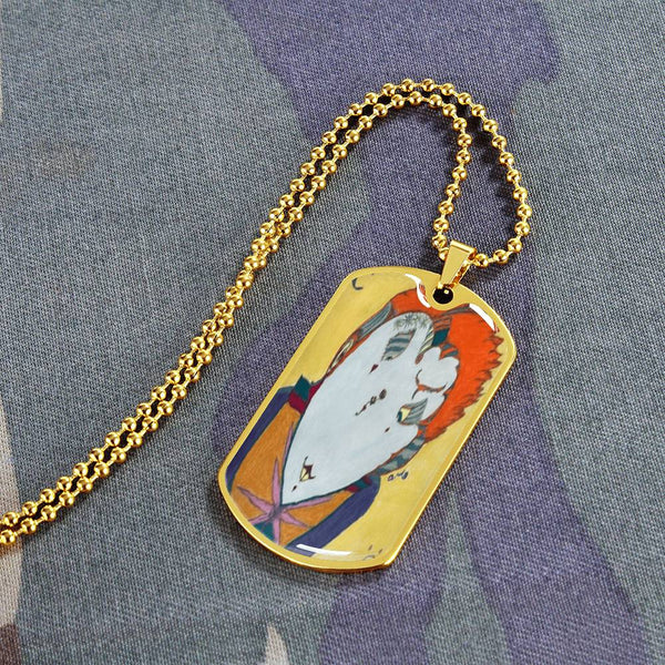 Red Head, Military Luxury Necklace