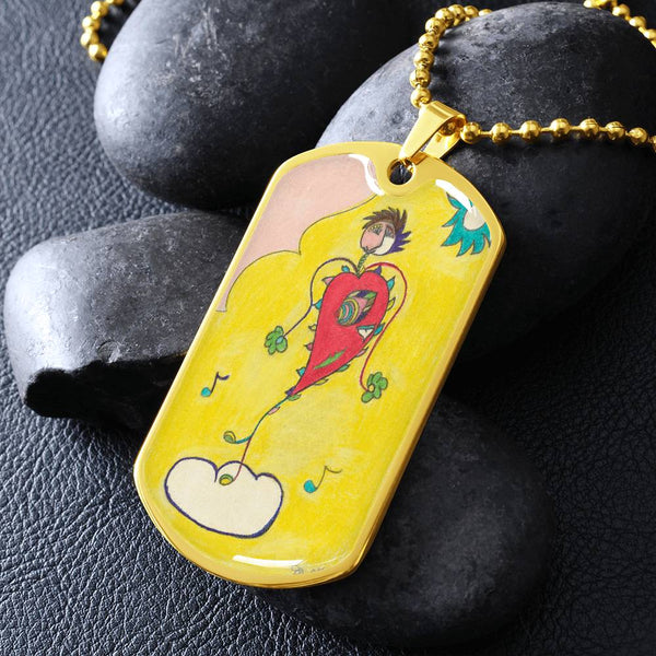 Blissful Heart (Dancer), Military Luxury Necklace