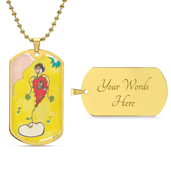 Blissful Heart (Dancer), Military Luxury Necklace