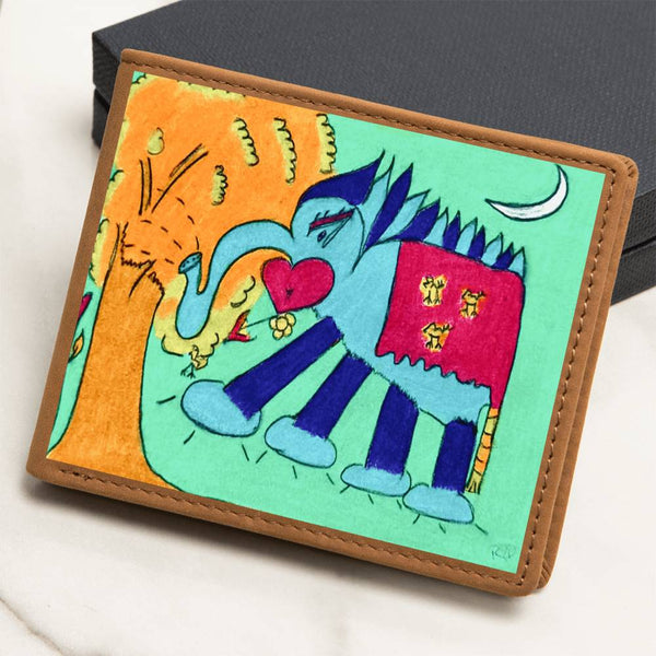 Noble Elephant, Leather Wallet