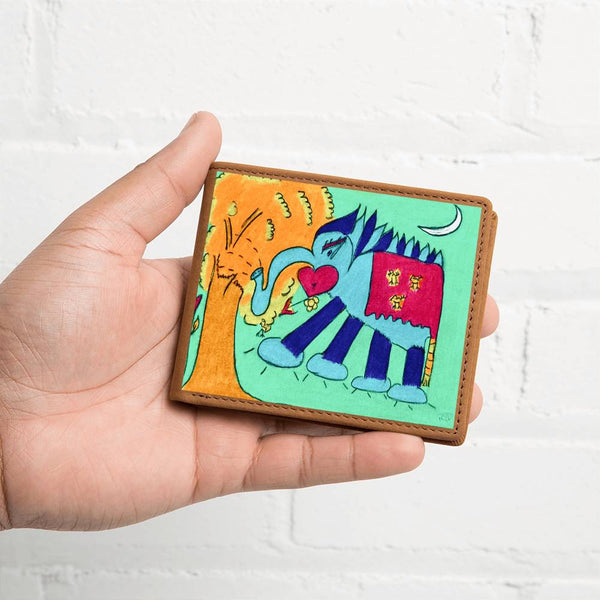 Noble Elephant, Leather Wallet