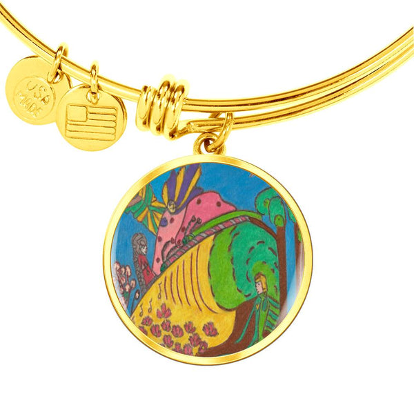 Whimsical Wonderland, Circle Bangle.