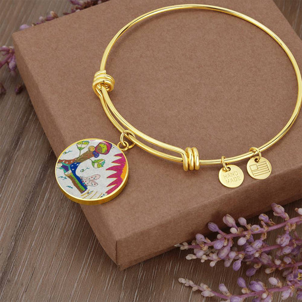 Tree Stump (Growing up-Renewal) Circle Bangle