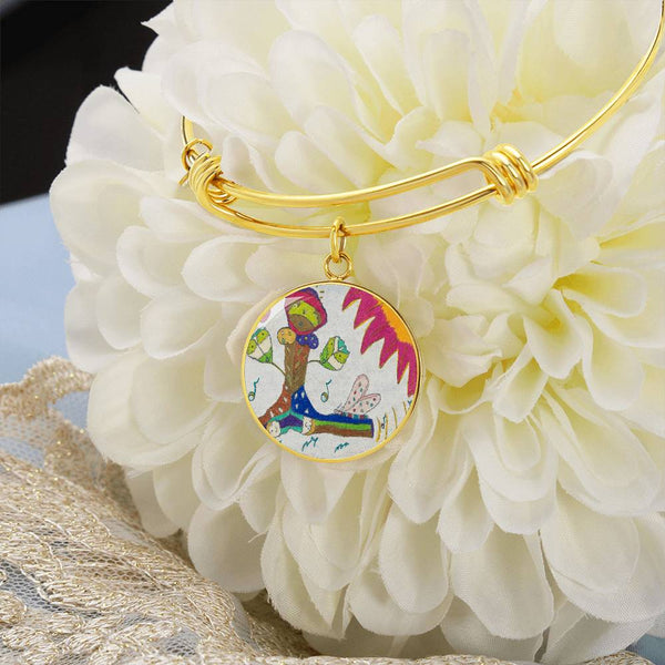Tree Stump (Growing up-Renewal) Circle Bangle