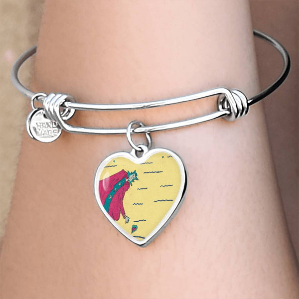 Never Lose Heart (Noble Queen of Hearts), Heart Bangle.