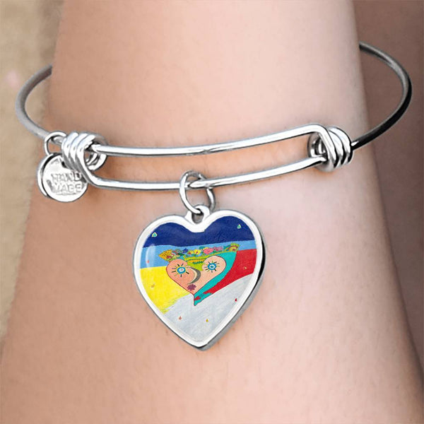 Cosmic Heart (2nd Edition) Heart Bangle.