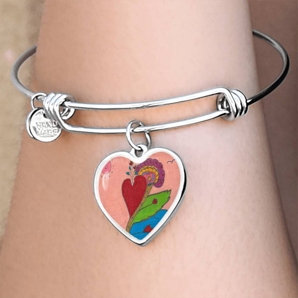 Upright in Heart (My Valentine's), Heart Bangle.