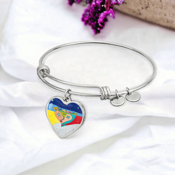 Cosmic Heart (2nd Edition) Heart Bangle.