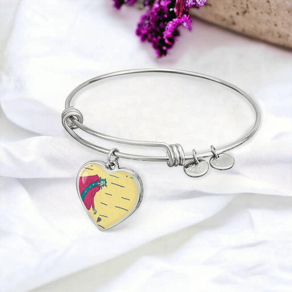 Never Lose Heart (Noble Queen of Hearts), Heart Bangle.