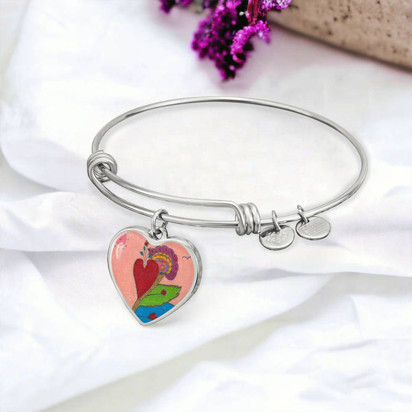 Upright in Heart (My Valentine's), Heart Bangle.