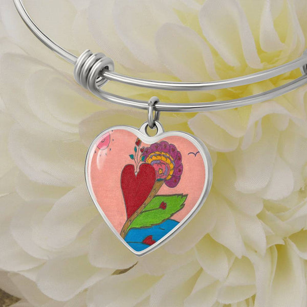 Upright in Heart (Valentine's), Heart Bangle