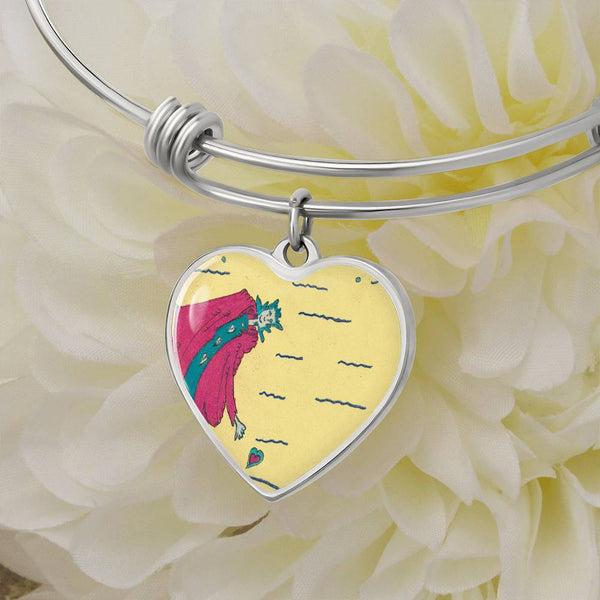 Never Lose Heart (Noble Queen of Hearts), Heart Bangle.