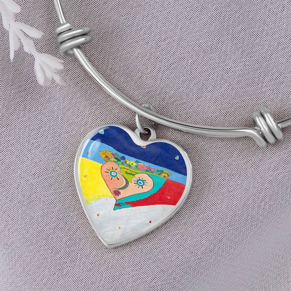 Cosmic Heart (2nd Edition) Heart Bangle.