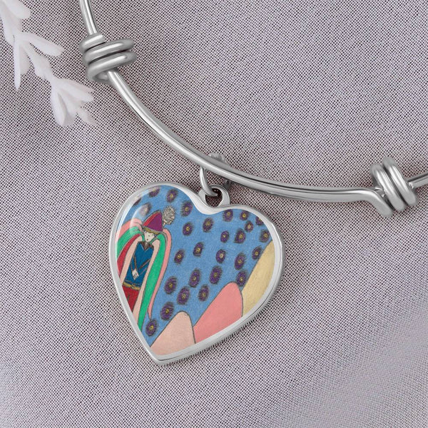 Bright Side Angel, Heart Bangle