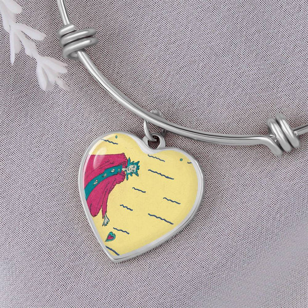 Never Lose Heart (Noble Queen of Hearts), Heart Bangle.