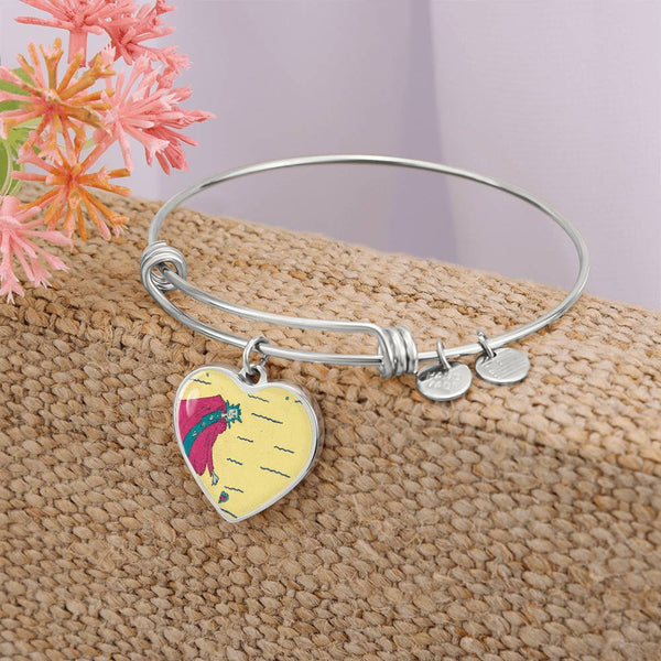 Never Lose Heart (Noble Queen of Hearts), Heart Bangle.