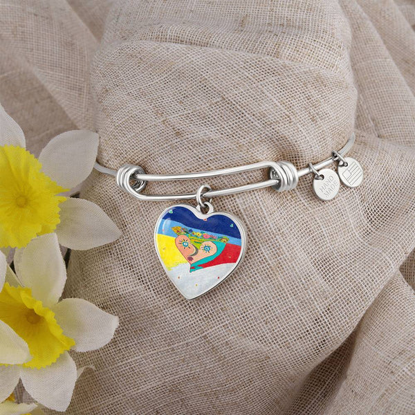 Cosmic Heart (2nd Edition) Heart Bangle.