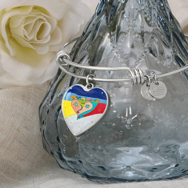 Cosmic Heart (2nd Edition) Heart Bangle.