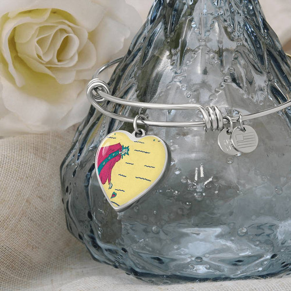 Never Lose Heart (Noble Queen of Hearts), Heart Bangle.
