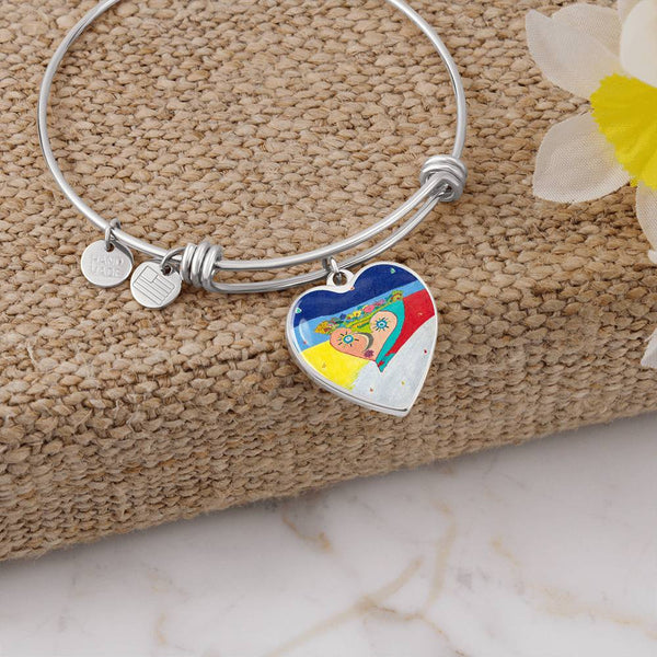 Cosmic Heart (2nd Edition) Heart Bangle.