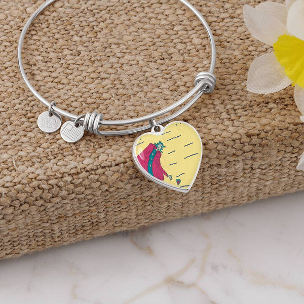 Never Lose Heart (Noble Queen of Hearts), Heart Bangle.