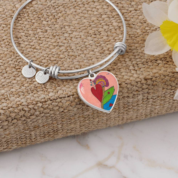 Upright in Heart (My Valentine's), Heart Bangle.