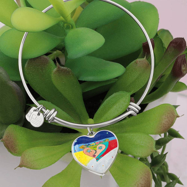 Cosmic Heart (2nd Edition) Heart Bangle.