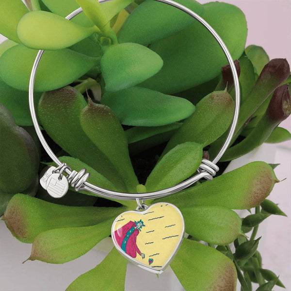 Never Lose Heart (Noble Queen of Hearts), Heart Bangle.