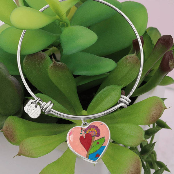 Upright in Heart (My Valentine's), Heart Bangle.