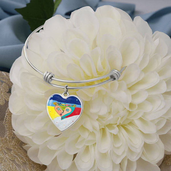 Cosmic Heart (2nd Edition) Heart Bangle.