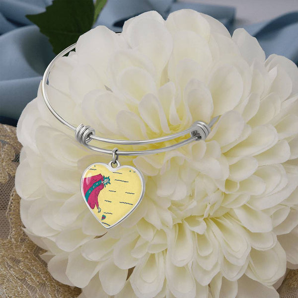 Never Lose Heart (Noble Queen of Hearts), Heart Bangle.