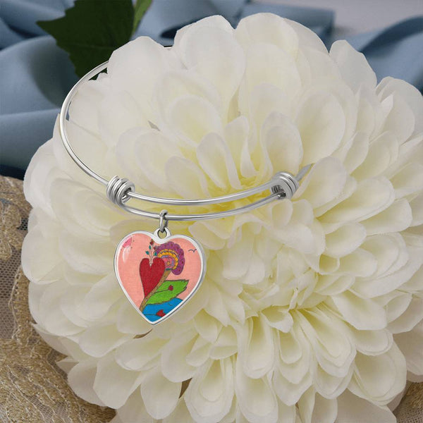 Upright in Heart (My Valentine's), Heart Bangle.