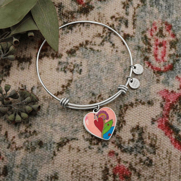 Upright in Heart (My Valentine's), Heart Bangle.